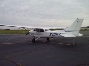The plane I flew just before I did my preflight inspection.